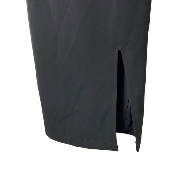 Greylin Selah Cold Shoulder Black Dress with Slit, size Small - Picture 4 of 7